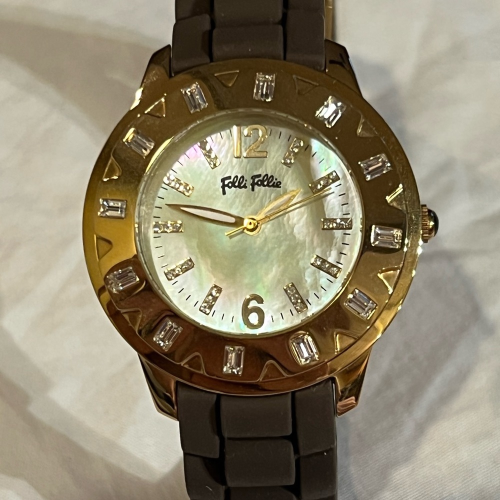 Folli Follie W New Battery Watch NWOT